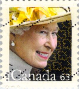 QE II on Stamps