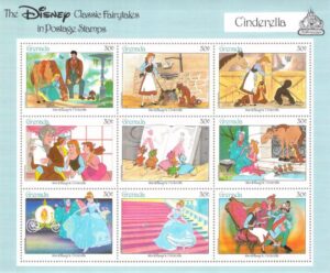Stamps Disney Cinderella Grenada