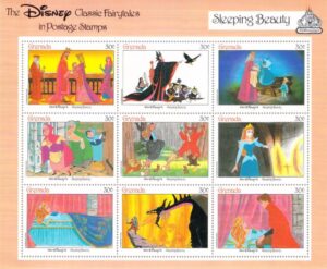 Cartoons on stamps